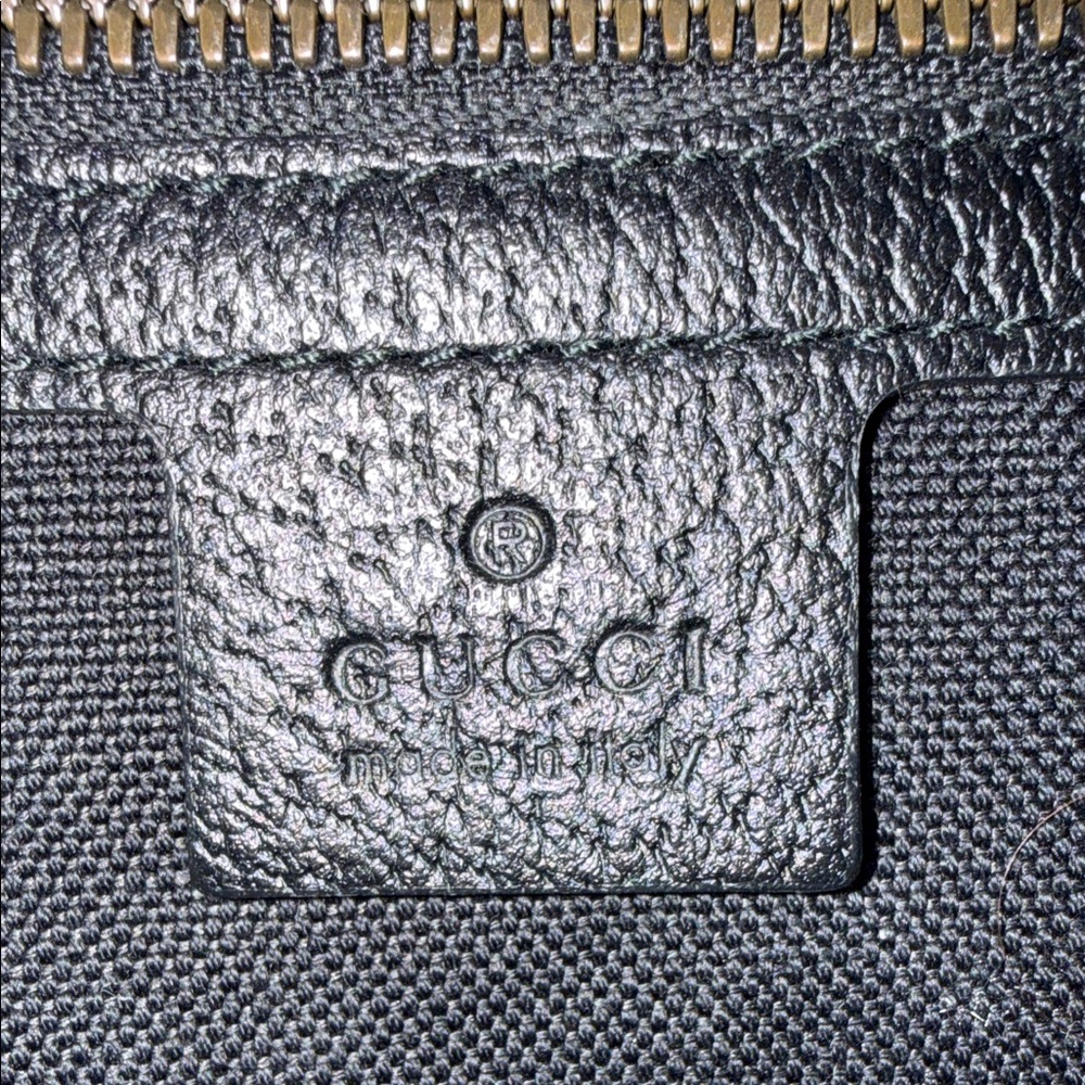 Gucci Tan and Black Logo Backpack - Picture 2 of 6